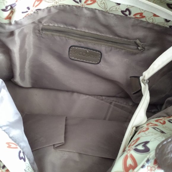 Secosana Handbag Top Handle Purse Multicolor EUC - Picture 4 of 5